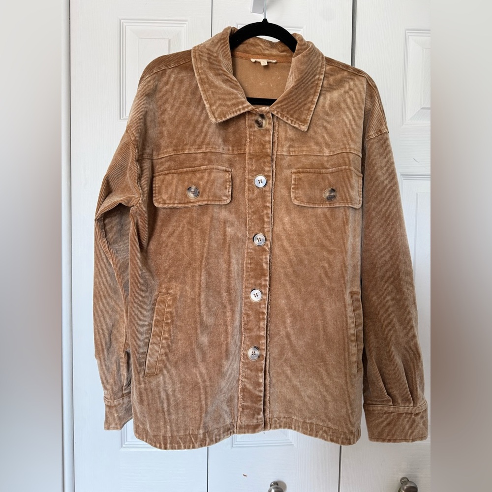 Mystree Tan Corduroy Jacket